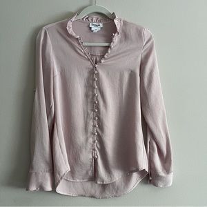 Express portfolio blouse slim size small